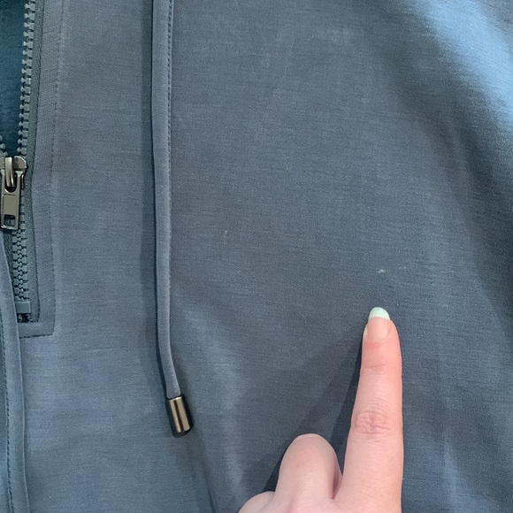 Rachel Zoe crop quarter-zip hoodie ladies medium - Picture 5 of 6